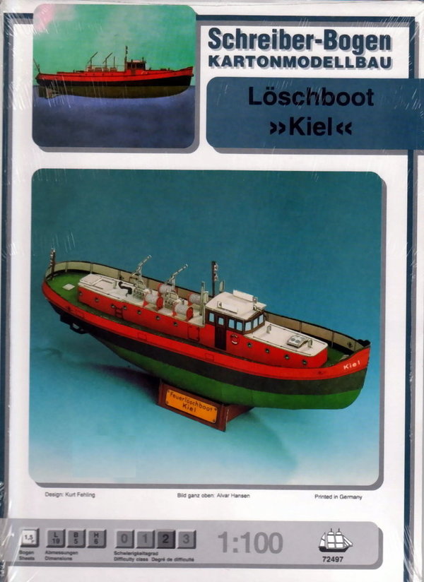aue 72497 - Löschboot Kiel - 1:100