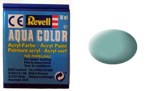Farbe 49 - hellblau - matt - Revell Aqua-Color-Acrylfarbe 18ml