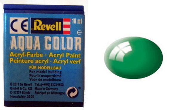 Farbe 61 - smaragdgrün - RAL 6029 - glänzend - Revell Aqua-Color-Acrylfarbe 18ml