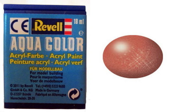 Farbe 95 - kupfer - metallic - Revell Aqua-Color-Acrylfarbe 18ml